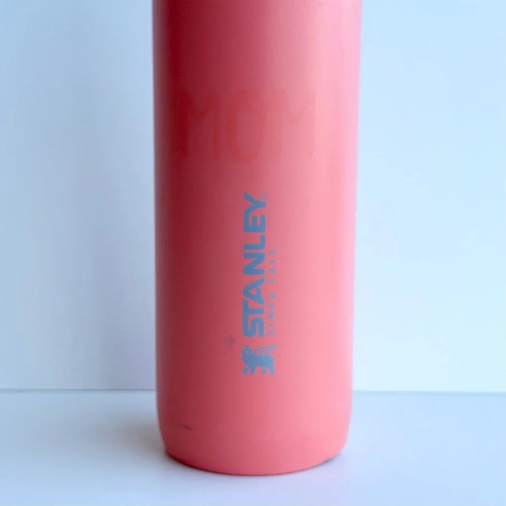 Stanley Quick Flip Go Insulated Stainless Steel Water Bottle 24oz Coral Orange - Picture 4 of 8